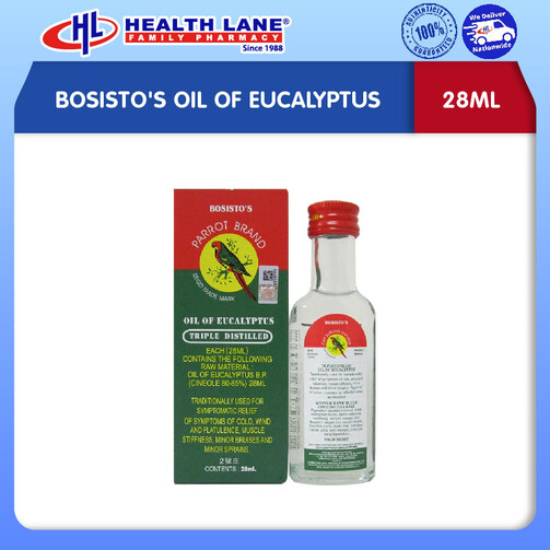 BOSISTO'S MINYAK OF EUCALYPTUS 28ML